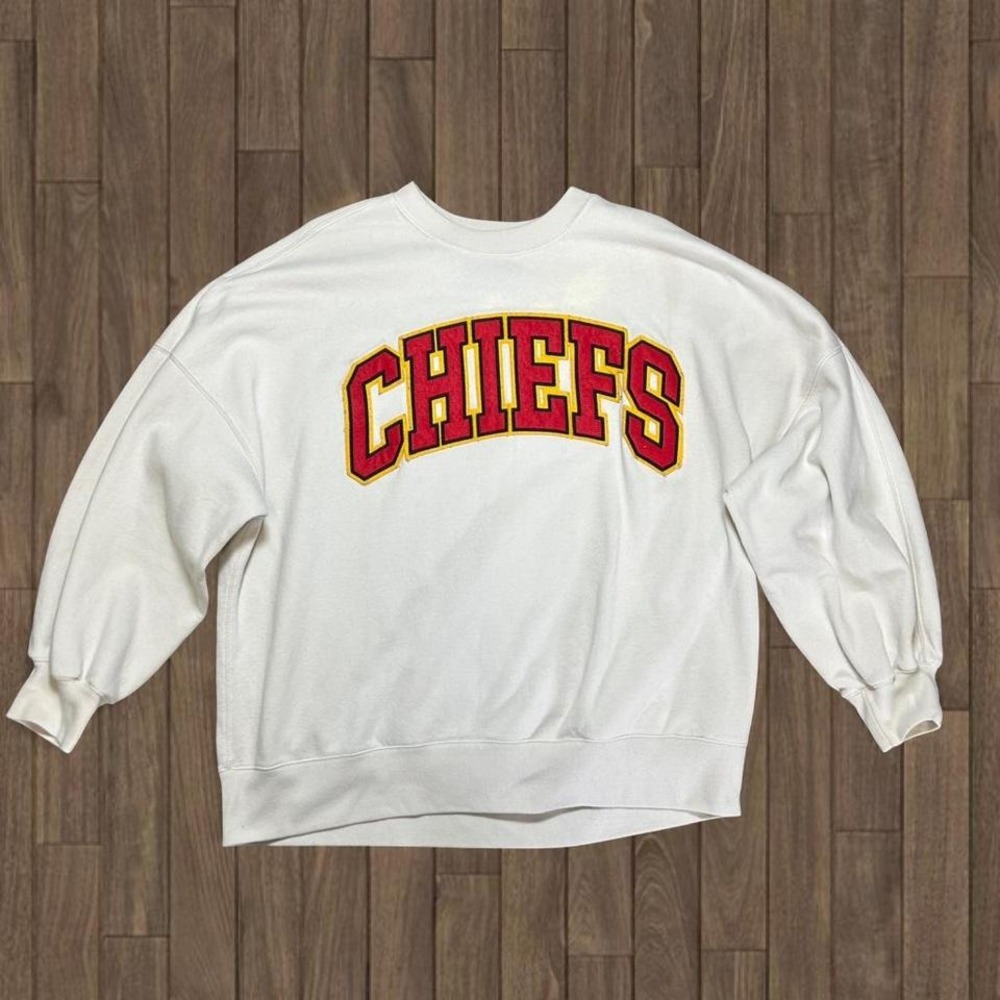 Abercrombie Fitch‎ X NFL Kansas City Chiefs Oversized Crewneck Size XL Women's